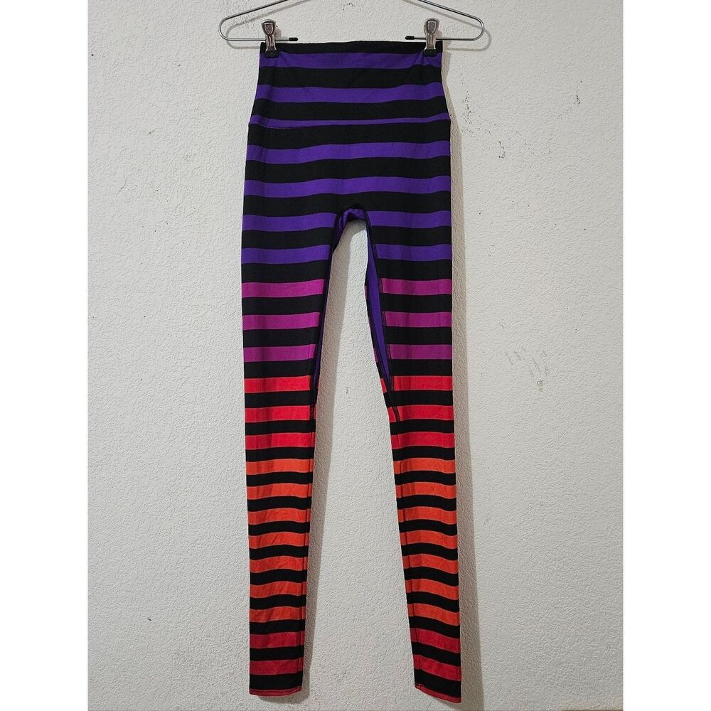 K-DEER Signature Stripe Leggings - Sophia Stripe - Size S - Made in USA